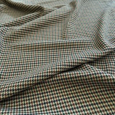 CRT 040 탐나요 잔 체크 무늬 원단 하운드 패턴 패브릭 대폭 천, 1개, 그린
