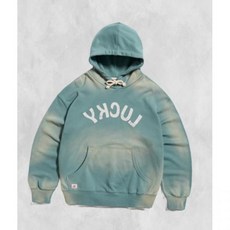 에이카화이트 LUCKY HOODIE-WED GREEN 305766