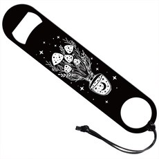 스테인리스 오프너 다양한 패턴 병따개 캔따개 주방용품 가정용 178x38mm, 몽환버섯