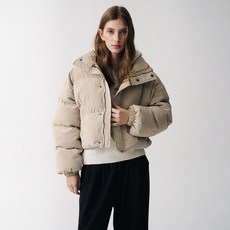 플레이블 집업 숏 패딩 점퍼_PD5WM467