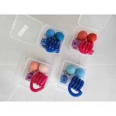 쭁쭁이네 스트레스 해소 3종세트, 1세트, 핑크