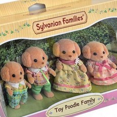 실바니안패밀리 푸들가족 동물인형 선물용품, 1세트