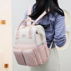 임산부용품 기저귀가방 캐주얼 국민임산부 노란색 백팩