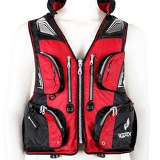 V-FOX WCX-4007 磯釣海釣救生衣 浮水背心, 黑金,L