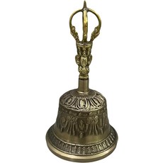 명상 기도를 위한 위가노 청동 티베트 노래 종 푸롭세 바스투펑수이 큰 16cm