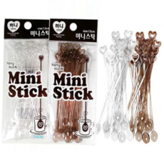 하니 일회용 티스푼 커피스틱 미 w 미틱 커피스푼 티스틱