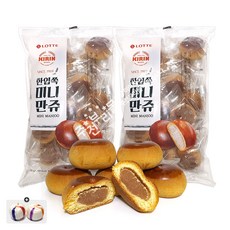 롯데 기린 한입쏙 미니만쥬(350g) x 2봉+자색옥춘사탕 20g 세트, 1세트, 700g