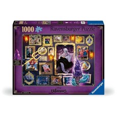 [5] Ravensburger 디즈니 악당 우르술라 직소 퍼즐 - 1000개의 독특한 피스 | 소프트클릭 기술 만 12세 이상 성인 및 어린이에게 이상적 | FSC 인증 소재, New Packaging