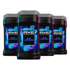 악스 AXE 남성 데오드란트 스틱 블루라벤더 민트 앰버 알루미늄프리, AXE Fine Fragrance Collection, 4개, 85g