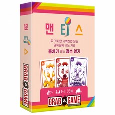 [팝콘게임즈] 맨티스 (7세 이상 2-4명 10분) 눈치게임 카드게임 보드게임, 1개