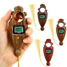 (디지털 염주 계수기 B타입) LED 이슬람 기도 비즈 탈리 불교 전자 염주 108배 디지탈 카운터기, 색상임의, 1개