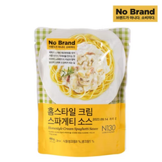 노브랜드 크림 스파게티 소스(2인분)400g (무료배송), 9개, 400g