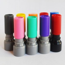 날짜도장 휴대용 셀프 잉킹 QA QC 검사 스탬프, 1개, 10mm 인장