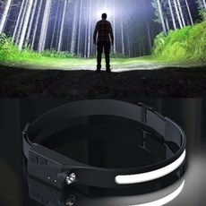 모르닌 모션헤드랜턴 헤드램프 등산용 낚시용, 1개