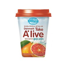 덴마크우유 테이크 얼라이브 블러드오렌지, 250ml, 9개