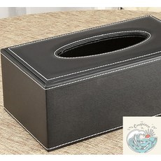해피딜 가죽 휴지케이스(25cm) 블랙 티슈홀더 곽티슈커버 각티슈함 티슈커버 각티슈커버