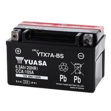 YUASA 湯淺 YTX7A-BS 機車電池, 1個