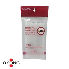 오공 핫멜트스틱 7.2mmx10개입 글루건심, 1개