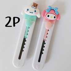 시나모롤 키티 커터칼 컷터칼 컷팅칼 언박싱 택배칼, 1개, 시나모롤_마이멜로디모음