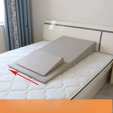 경사매트리스 역류성식도염 방지 변형 카키 대형 삼각 경사 노인 곡선형 접이식, 1cm, 카키 와이드 65 20cm 초강력 스펀지 코어