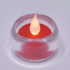 新韻傳音 2032酥油心燈, (紅色)2032酥油心燈＋壓克力燭杯