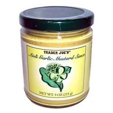 트레이더 조스 아이올리 마늘 겨자 소스 Trader Joe's Aioli Garlic Mustard Sauce, 1개, 453.59g