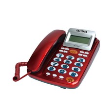 AIWA 愛華 有線電話, 紅色, ALT-893