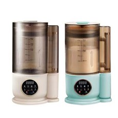 Felsted 菲仕德 1.5L 多功能隔音防糊豆漿機，破壁機靜音款，家用全自動免濾榨汁機, 綠松石色（圓屏）1.5L