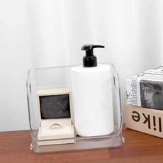 루미나D 책상 선반 정리함 투명 펜트리 리빙박스 보관함 서랍장, 1개, 상세페이지 참조