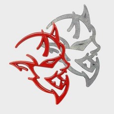 자동차 diy 도깨비 엠블럼 레드 메탈 오토바이sys5+5tKV