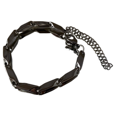 現貨 實拍 韓國同款 刀片感 鈦鋼 手鍊 立體 銀色 潮流, 1個