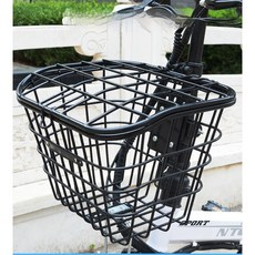 전기자전거 전동킥보드 라이더 배달용 앞 바구니 대용량 바스켓, 스몰 바구니+받침대, 1개