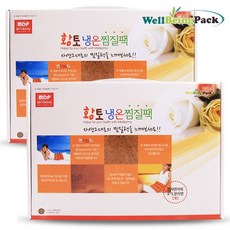 엠디프라임 황토냉온찜질팩(면100%)-전자렌지 사용가능, 2개