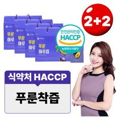 GOIDAMEUN 푸룬즙 푸룬주스 건자두 착즙 쥬스 식약처 HACCP 인증, 4개, 2.1L