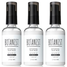 보타니스트 보태니컬 헤어밀크 모이스트 애프리콧 & 로즈 향, 80ml, 80g, 3개