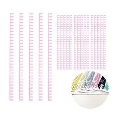 국산 루즈리프 바인더링 루즈링 10mm 12mm 14mm 16mm 30공 셀프제본 20개, 핑크