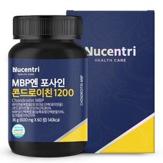 뉴센트리 포사인 콘드로이친 1200 식약청 MBP, 1개, 60정