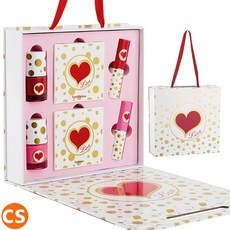 [한정세일] LOVE 러브 메이크업 기프트 세트 화장품세트 뷰티 메이크업 세트 어린이 화장품 크리스마스 조카 선물 학생 성인, 1개