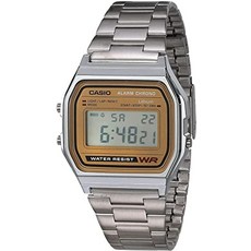 Casio 남성용 스테인리스 스틸 디지털 시계
