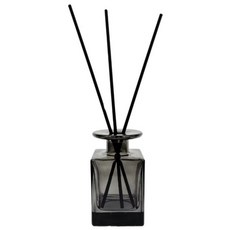 擴香瓶 香薰瓶 M04大邊瓶口150ml 玻璃擴香空瓶 精油擴香瓶, 灰黑, 1個, 150ml, no