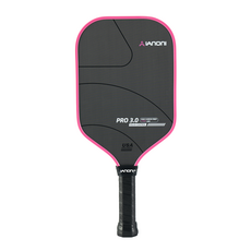 IANONI PRO 3.0 USAPA 고급 광택 원시 탄소섬유 견고한 PP 허니콤 코어 스타일 패들라켓 (실버 퍼플 블루 컬러), 1개, PINK