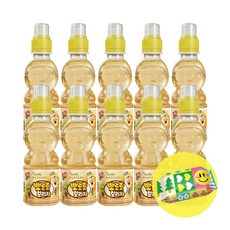 뽀로로 어린이 음료수 보리차 220ml 10개+휴대용 아기물티슈 10매, 10개