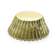 폭스런 미니 베이크 컨테이너 유산지컵, 48개, Gold Foil