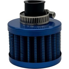 범용 냉기 흡기 필터 12mm 공기 고성능 터보 통풍구 호흡기 자동차 및 오토바이용 파랑