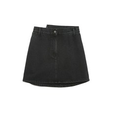 [백화점 정품] 나이스클랍 배색 블록 데님 스커트(N243PWN820)