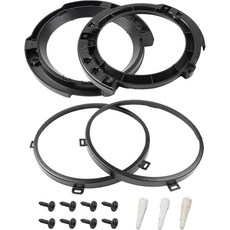 AFEISOL 7인치 헤드라이트 브래킷 마운트 리테이닝 링 키트 랭글러 JK 2007-2017 좌우 세트 및 필요한 베젤 구성 요소 블랙, 랭글러 JK 2007-2017 좌우 헤드라이트 장착 브, 1개