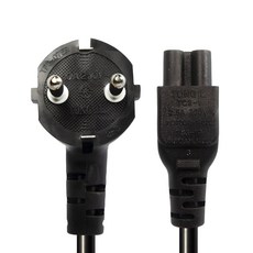 Soltop 3 芯交流電源線 PC 電源 三葉草電源線, 1m, 1個