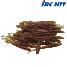 JRC HIT 엘리게이터 i Shad 아이쉐드 3.7인치벌크 50pcs 배스 우럭 광어 웜, 50개