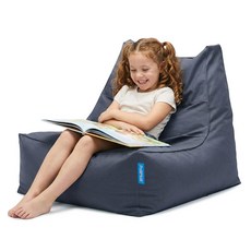 폴리몰리 607S 유아 키즈 코튼 빈백 소파 순면 방수 속커버 어린이 의자, 607SC 차콜