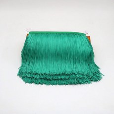 10 야드 15cm 길이 술 프린지 트림 레이스 리본 커튼 드레스 용 재봉 트리밍 액세서리 공예품, CHINA, 5 yards, Lake Green